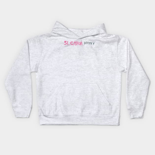 SLEATER-KINNEY // ONE BEAT Kids Hoodie by Luckythelab